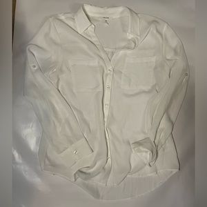 Maurices white dress up top! Size Medium